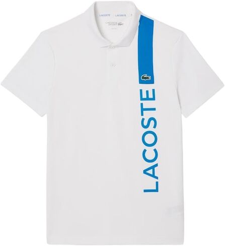 Lacoste Mens Sport Ultra Dry Print Branding Sport Polo Shirt in Saudi Arabia