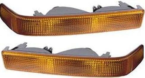 مجموعة مصابيح إشارة الانعطاف Garage-Pro لسيارة شيفروليه S10 1998-2004، بليزر 1998-2005، مجموعة إشارة الانعطاف الأمامية، جانب السائق والراكب in Saudi Arabia