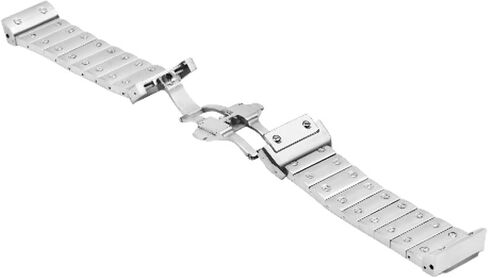 23MM WATCH BAND 38MM COMPATIBLE WITH CARTIER SANTOS 100 XL WSSA0018 BRACELET STAINLESS STEEL in Saudi Arabia