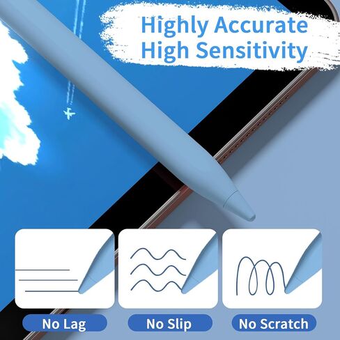 Stylus Pens for Touch Screens, Universal Fine Point iPad Pencil (White) in Kuwait