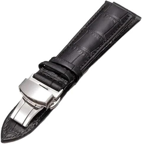 CongYi Genuine Leather Watch Strap 12 13 14 15 16 17 18mm 19 20mm 21mm 22mm 24mm Watch Band Butterfly Buckle Wrist Watchband in Saudi Arabia