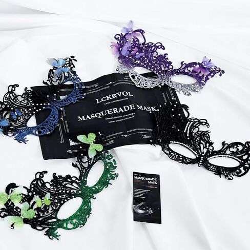 Masquerade Mask for Women, Fit Well Mardi Gras Mask with Adjustable Strap for Masquerade Costume Party in Saudi Arabia