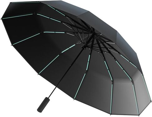 Automatic Reverse Folding Umbrella with 8 Ribs - Compact Windproof Inverted Design for Travel and Outdoor Activities in Saudi Arabia