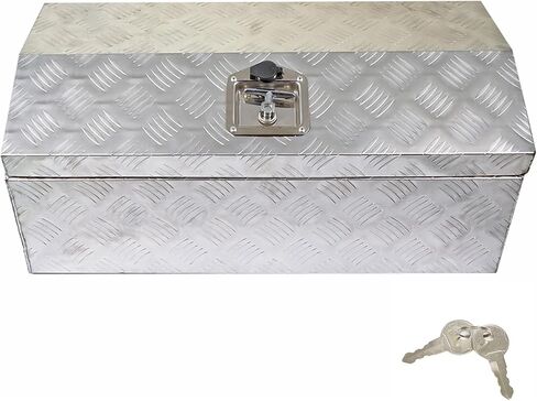 30 Trailer Tongue Tool Box Diamond Tread Aluminum Heavy Duty Truck Pick Up Underbody Storage Organizer Weather Resistant Seal Planks w/Keys in Saudi Arabia
