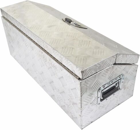 30 Trailer Tongue Tool Box Diamond Tread Aluminum Heavy Duty Truck Pick Up Underbody Storage Organizer Weather Resistant Seal Planks w/Keys in Saudi Arabia