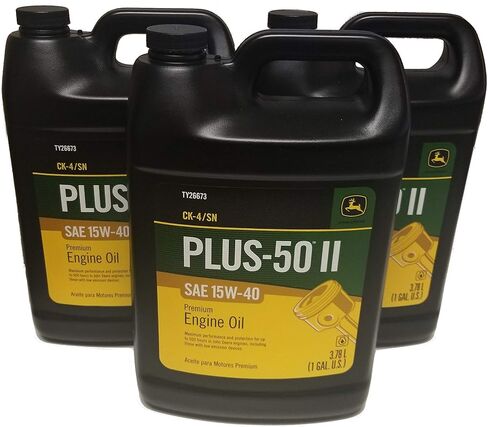 John Deere Original Equipment Plus-50 II SAE 15W-40 Oil - TY26673 (MULTI-PACK GALLONS) (2) in Saudi Arabia