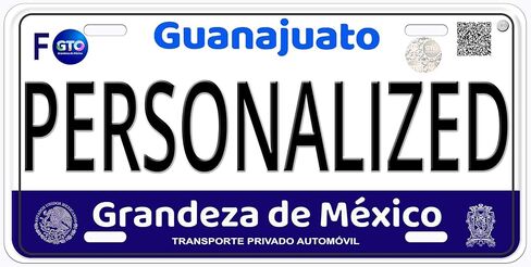 Celaya Guanajuato Mexico Personalized Novelty Car Auto License Plate Any Name in Saudi Arabia
