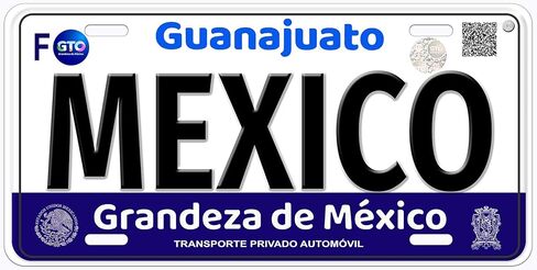 Celaya Guanajuato Mexico Personalized Novelty Car Auto License Plate Any Name in Saudi Arabia