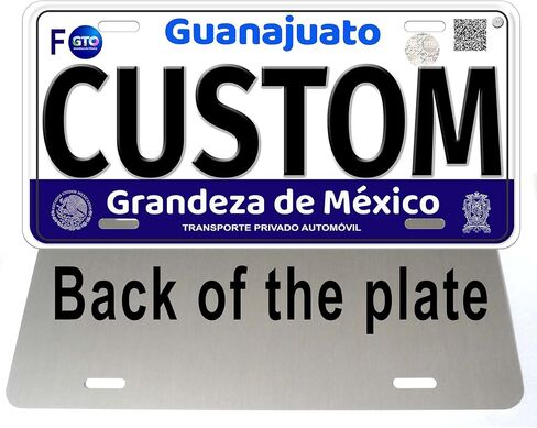 Celaya Guanajuato Mexico Personalized Novelty Car Auto License Plate Any Name in Saudi Arabia