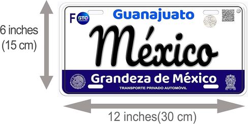 Celaya Guanajuato Mexico Personalized Novelty Car Auto License Plate Any Name in Saudi Arabia