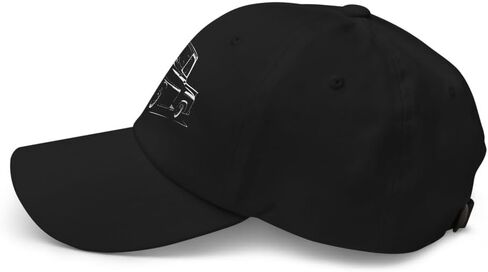 Silhouette 1966 C10 Chevy Pickup Classic Truck Dad Hat - قبعة كلاسيكية منخفضة المظهر لعشاق الشاحنات in Saudi Arabia
