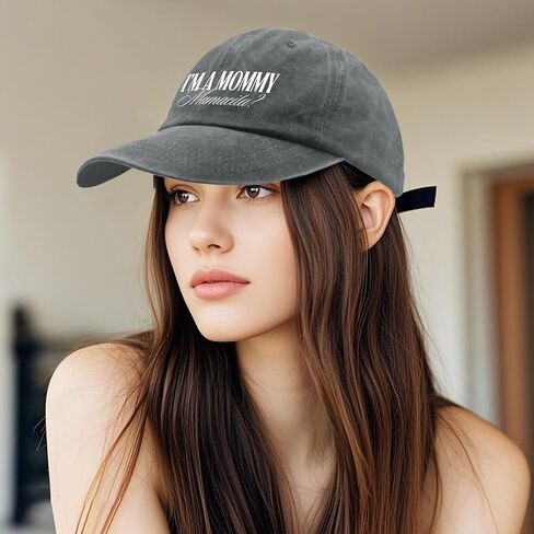 I'm A Mommy Mamacita Hats for Men Cool Washed Distressed Baseball Cap in Saudi Arabia