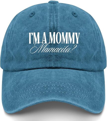 I'm A Mommy Mamacita Hats for Men Cool Washed Distressed Baseball Cap in Saudi Arabia