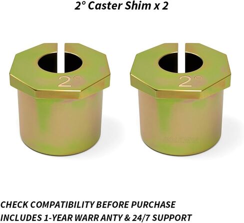 2° Caster Shim Set For Ford F450 F350 F250 4WD Super Duty 2005-2022, Excursion 2000-2005, XL XLT FX4 Sport Utility Improved Handling & Steering in Saudi Arabia