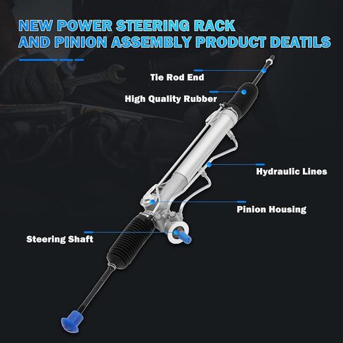 Rack and pinion steering assembly 1999-2006 for GMC Sierra 1500 1999-2006 for chevy Silverado 1500 2007 for GMC Sierra 1500 Classic 2007 for chevy Silverado 1500 Classic 2WD/RWD Models ONLY 22-1000 in Saudi Arabia