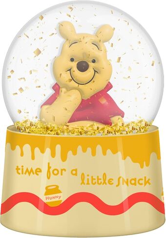 Silver Buffalo Disney Winnie The Pooh “Time for a Little Snack Boxed Light-Up Snow Globe, 45mm in Saudi Arabia