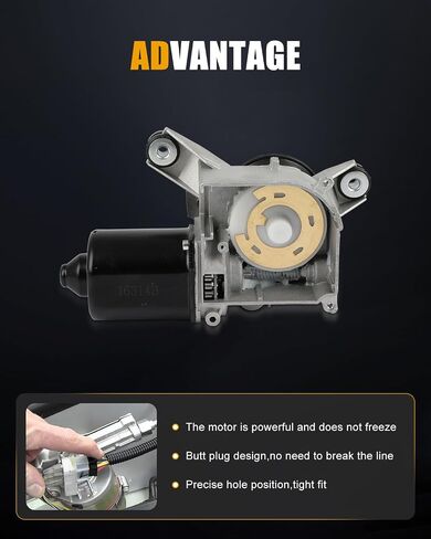 ROADFAR Front Windshield Wiper Motor - 12V,3 Pins,1998-2004 For Chevrolet For Blazer,1998-2004 For Chevrolet For S10,1998-2004 For GMC For Sonoma-Replaces 12368703 in Saudi Arabia