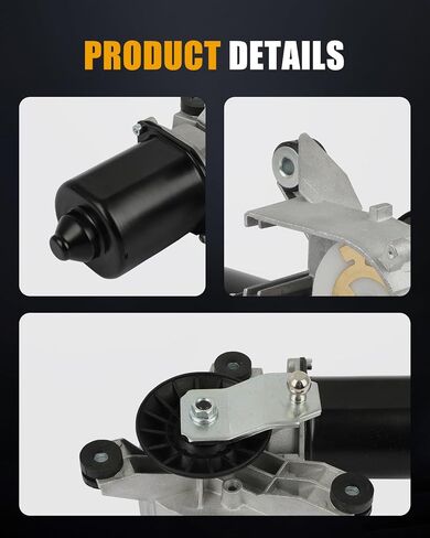 ROADFAR Front Windshield Wiper Motor - 12V,3 Pins,1998-2004 For Chevrolet For Blazer,1998-2004 For Chevrolet For S10,1998-2004 For GMC For Sonoma-Replaces 12368703 in Saudi Arabia