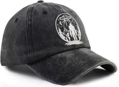 Bigfoot Hat for Men Women, Adjustable Cotton Sasquatch Embroidered Baseball Cap for Papa Mama in Saudi Arabia