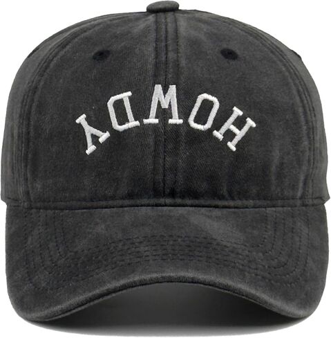 Embroidered Baseball Cap for Women & Men – Vintage Cotton Dad Hat, Adjustable Trucker Hat with Fun Sayings in Kuwait