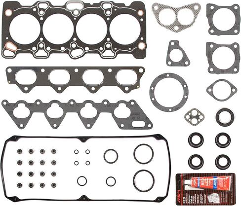 MA-4216959019-4 Full Gasket Set Bearings Rings Fit 93-97 Eagle Mitsubishi Plymouth 2.4 SOHC 4G64 in Saudi Arabia