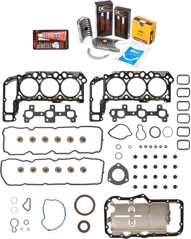 MA-4216959965-2 Full Gasket Set Bearings Rings Fit 05-09 Dodge Jeep Mitsubishi 3.7 VIN K in Saudi Arabia