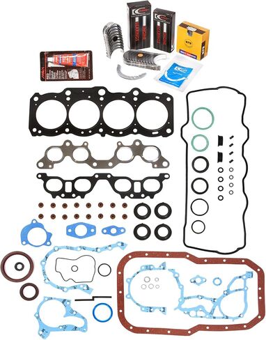 MA-4216957848-7 Full Gasket Set Bearings Rings Fit 97-99 Toyota Camry Celica 5SFE in Saudi Arabia