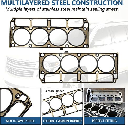 مجموعة حشية LS مجموعة جوانات الرأس LS9 تناسب LS1/LS6/LQ4/LQ9 4.8 5.3 5.7 6.0L 6.2 GEN Ⅳ in Saudi Arabia