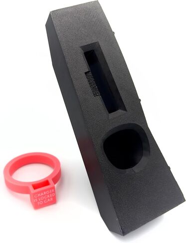 قاعدة الباب لمحول Tesla/J1772 للطراز Y وحزمة حلقة قفل الشاحن 2026+ Juniper (أحمر) in Kuwait