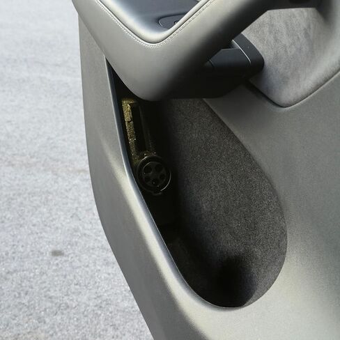 قاعدة الباب لمحول Tesla/J1772 للطراز Y وحزمة حلقة قفل الشاحن 2026+ Juniper (أحمر) in Kuwait