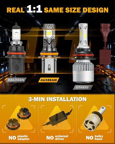 Auxbeam 9007 Fog Lights, Q40 Series Powersports Light For UTV ATV Offroad Use in Saudi Arabia