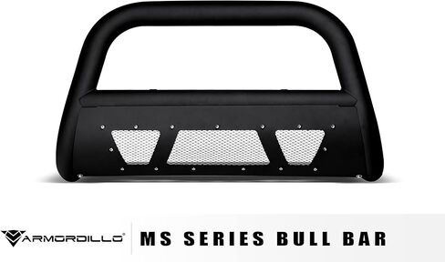 Armordillo 8717042 MS Series Studded Aluminum Mesh Bull Bar - Matte Black Fits 1999-2007 Chevy Silverado GMC Sierra / 2000-2006 Suburban Tahoe Yukon 1500 in Saudi Arabia