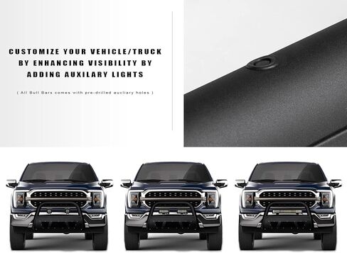 Armordillo 8717042 MS Series Studded Aluminum Mesh Bull Bar - Matte Black Fits 1999-2007 Chevy Silverado GMC Sierra / 2000-2006 Suburban Tahoe Yukon 1500 in Saudi Arabia