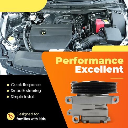 EG2132600A مضخة توجيه كهربائية مع بكرة وخزان متوافق مع CX-7 L4 2.3L 2.5L 2007 2008 2009 2010 2011 2012 BGJ6E-32-600B EG2132650C EG21-32-600A BGJ6E32600B in Saudi Arabia