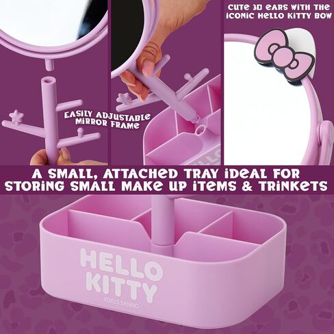 Get Trend Disney Stitch Mirror with Jewelry Stand for Girls, Teens, Makeup Mirror, Jewelry Holder, Bracelet Holder, Cute Room Decor, Gifts for Girls (Blue Stitch) in Saudi Arabia