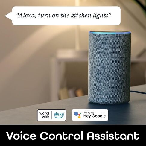 لمبة الإضاءة الذكية Geeni LUX Edison WiFi LED Edison الذكية، بيضاء ناعمة (2700K)، عبوتان - لمبات LED قابلة للتعتيم، A19، ما يعادل 60 وات، لا تتطلب محورًا، تعمل مع Amazon Alexa وGoogle Home in Kuwait