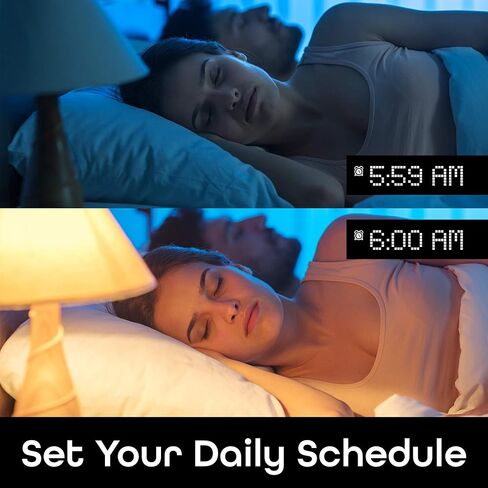 لمبة الإضاءة الذكية Geeni LUX Edison WiFi LED Edison الذكية، بيضاء ناعمة (2700K)، عبوتان - لمبات LED قابلة للتعتيم، A19، ما يعادل 60 وات، لا تتطلب محورًا، تعمل مع Amazon Alexa وGoogle Home in Kuwait