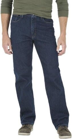 Wrangler Men's Genuine Comfort Relaxed Fit Denim Jean(37x32, Storm Denim) in Saudi Arabia