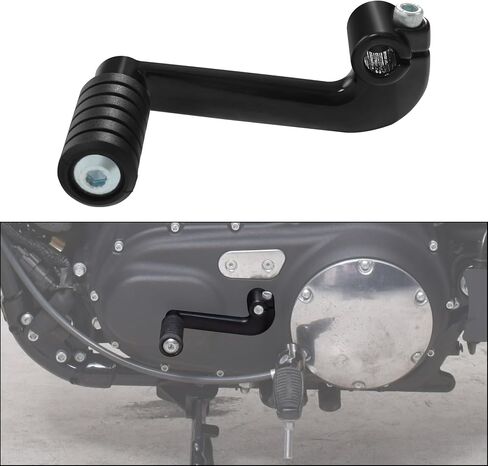 دواسة ناقل الحركة ذات التحكم المتوسط ​​باللون الأخضر L مناسبة لدراجة Harley Sportster XL883 XL1200 2004-2022 (كروم) in Saudi Arabia