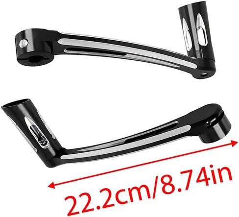 Motorcycle Gear Shift Lever Gear Change Foot Pedal Shifter Compatible with Harley FLH/T 1997-2016 FL Softail Model 2000-2015, 1997-2017 Touring Road Glide Fatboy Road King, Chrome in Saudi Arabia