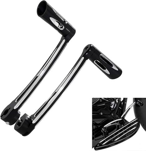 Motorcycle Gear Shift Lever Gear Change Foot Pedal Shifter Compatible with Harley FLH/T 1997-2016 FL Softail Model 2000-2015, 1997-2017 Touring Road Glide Fatboy Road King, Chrome in Saudi Arabia