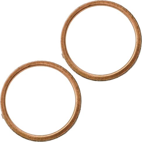 Caltric 2 Muffler Pipe Gaskets Compatible with Suzuki Sv650 Sv650A Sv650S Sv650Sa 1999-2008 in Saudi Arabia