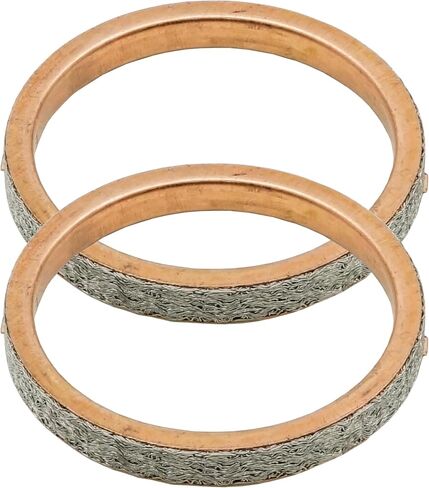 Caltric 2 Muffler Pipe Gaskets Compatible with Suzuki Sv650 Sv650A Sv650S Sv650Sa 1999-2008 in Saudi Arabia