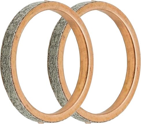 Caltric 2 Muffler Pipe Gaskets Compatible with Suzuki Sv650 Sv650A Sv650S Sv650Sa 1999-2008 in Saudi Arabia
