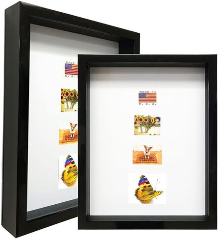 إطار صورة صندوق الظل العميق من البوليسترين مقاس 2-3/16 بوصة - من WholesaleArtsFrames-com 20x24 2880 Series - أسود - صنع في الولايات المتحدة الأمريكية in Saudi Arabia