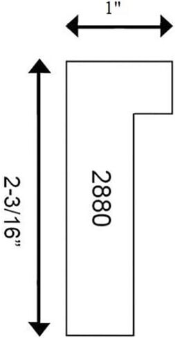 إطار صورة صندوق الظل العميق من البوليسترين مقاس 2-3/16 بوصة - من WholesaleArtsFrames-com 20x24 2880 Series - أسود - صنع في الولايات المتحدة الأمريكية in Saudi Arabia