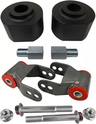 3" Front 2'' Rear Leveling Lift Kit For 1987-1996 Ford F-150 2WD-3'' Lift Coil Spring Spacers and 1-2'' Lift Rear Spring Shackles in Saudi Arabia