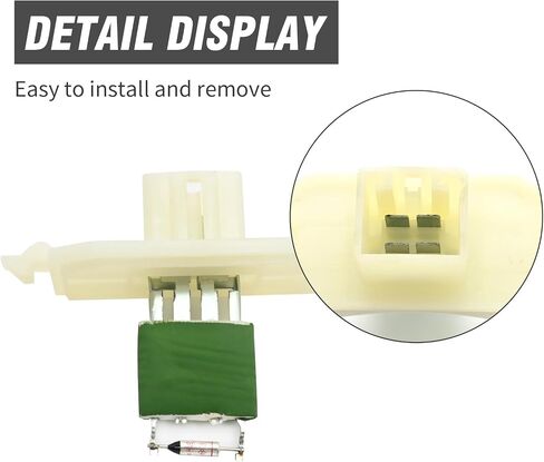 Blower Motor Resistor CV6Z-18591-A Replacement for Ford Escape S SE SEL Replacement for Ford S SE ST White, Replace AV1Z-18591-A in Saudi Arabia