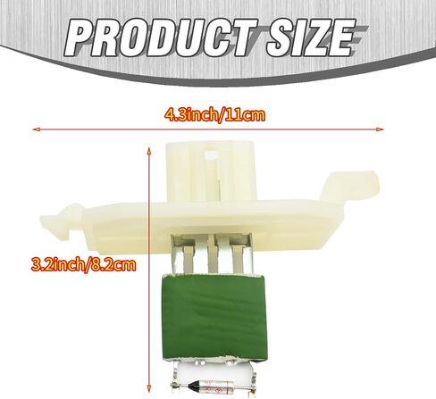 Blower Motor Resistor CV6Z-18591-A Replacement for Ford Escape S SE SEL Replacement for Ford S SE ST White, Replace AV1Z-18591-A in Saudi Arabia