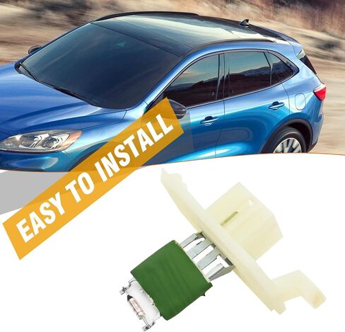Blower Motor Resistor CV6Z-18591-A Replacement for Ford Escape S SE SEL Replacement for Ford S SE ST White, Replace AV1Z-18591-A in Saudi Arabia